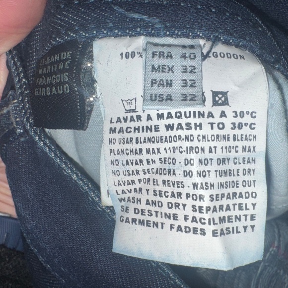 Marithe Francois Girbaud Dark Blue Jeans - Picture 5 of 5